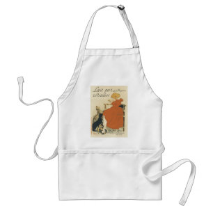 Tablier Art nouveau victorien antique, Fille aux chats de