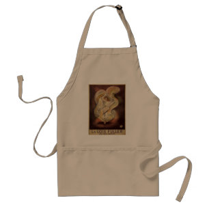 Tablier Art Nouveau vintage, La Loie Fuller danseuse moder