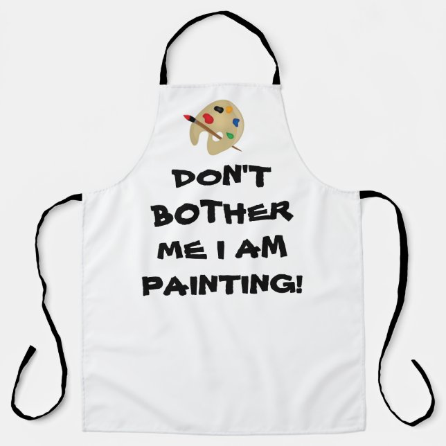 Tablier ARTISTE AU TRAVAIL L'art fume Adulte Apron (Recto)