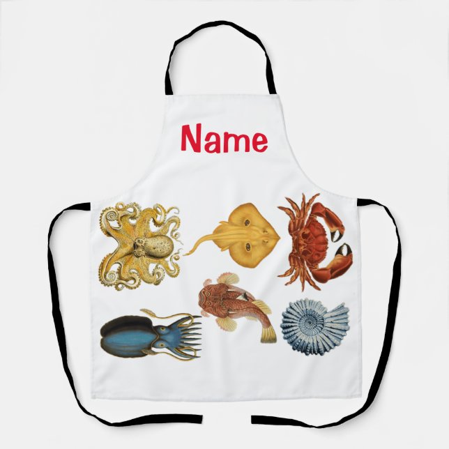 Tablier Association d'apaces de mer uniques Thunder_Cove (Recto)