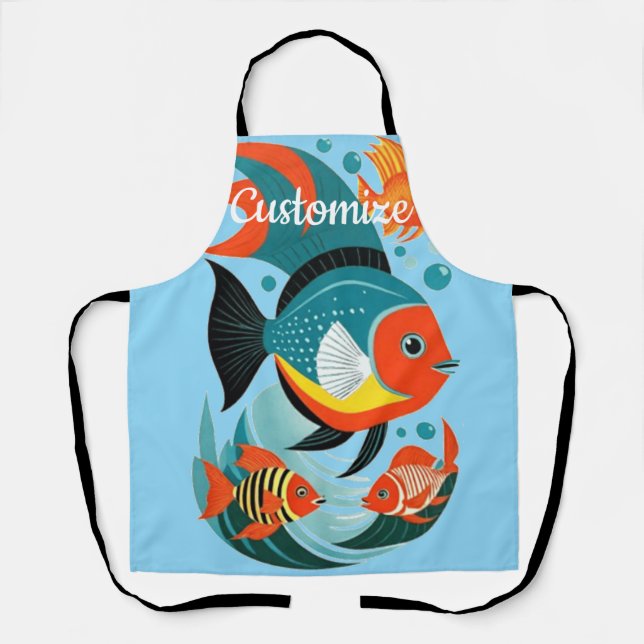 Tablier Assortiment de poisson tropical Thunder_Cove (Recto)