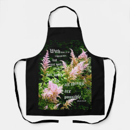 Tablier Astilbe avec Mark 10:27