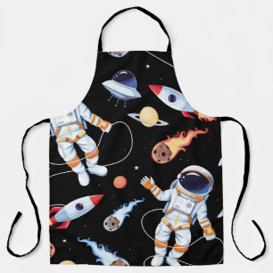 Tablier Astronaut Rocket : Espace Vintage Motif sans joint