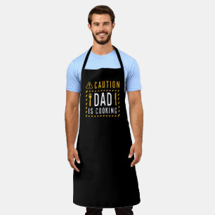 Tablier Attention Papa est Cuisine