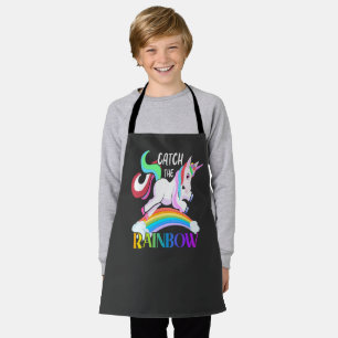 Tablier Attrapez l'arc-en-ciel - Conceptions de licorne-15