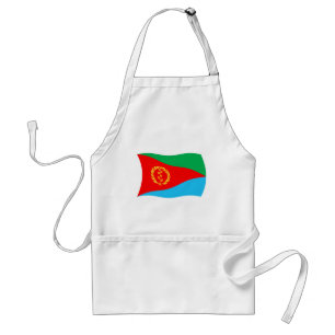Tablier au drapeau de l'Érythrée