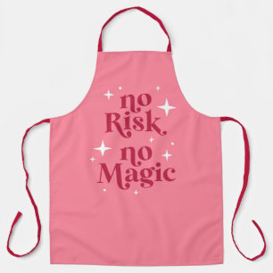 Tablier Aucun risque Aucun rose magique