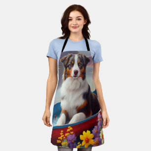 Tablier Australian Shepherd sur pagaie : Une aventure pitt