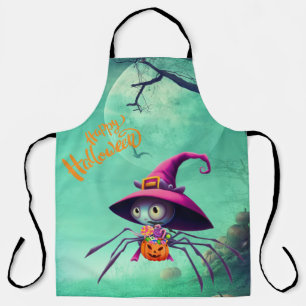 Tablier Automne/araignée/sorcier/halloween