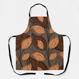 Tablier Automne Feuilles Brown