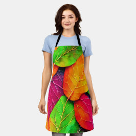 Tablier Automne Feuilles Motif