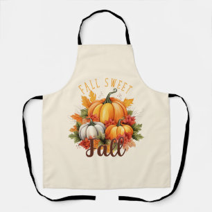 Tablier Automne Sweet Automne - Automne Citrouille & Feuil