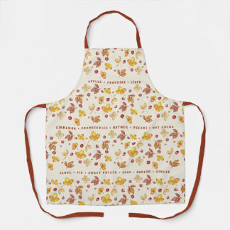 Tablier Autumn Baking Spices and Floral 