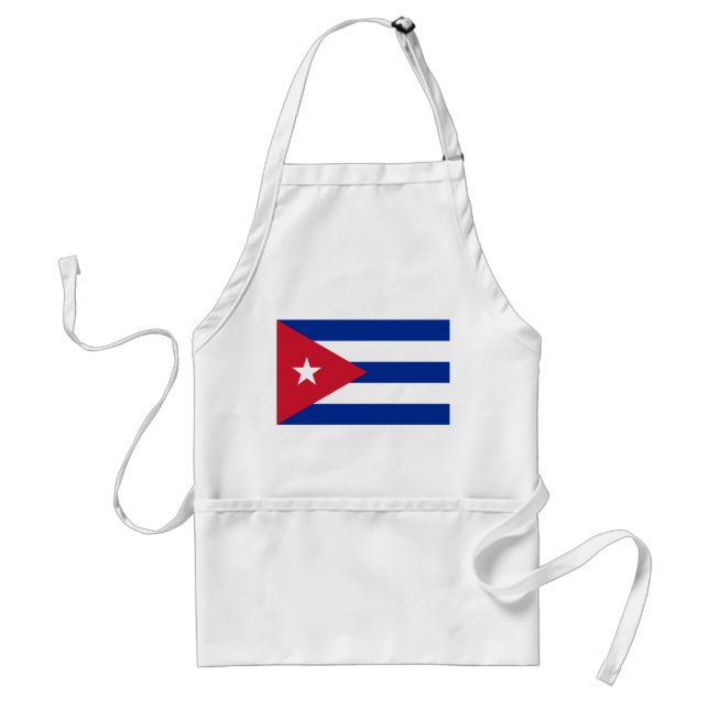 Tablier avec drapeau de Cuba (Devant)