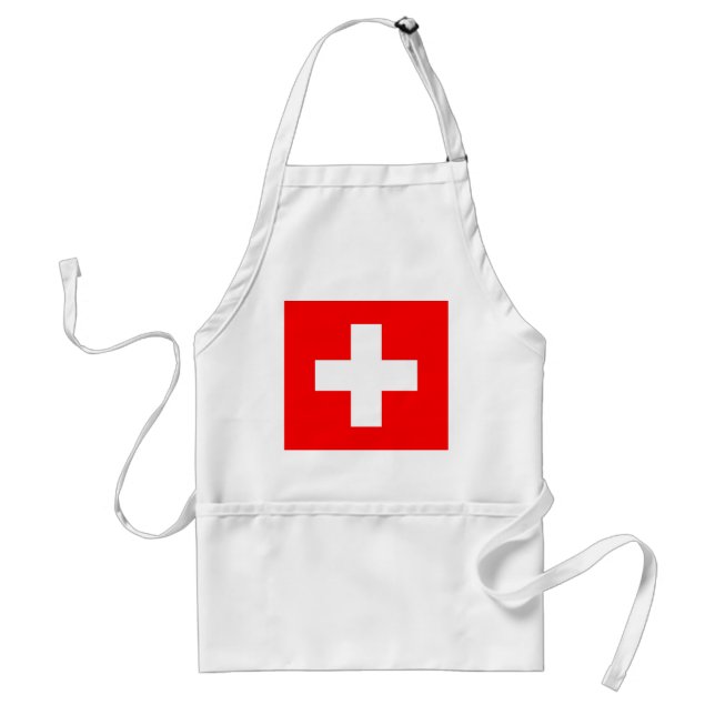 Tablier avec Drapeau de Suisse (Devant)