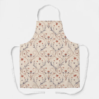 Tablier avec impression intégrale de vigne Amour,