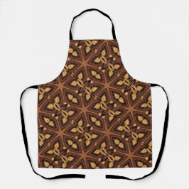 Tablier avec toute l'impression géométrique tribal