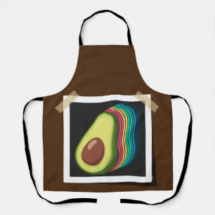 Tablier Avocado Retro Photo Color Scheme Fruit Vintage