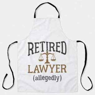 Tablier Avocat à la retraite présumé Avocat à la retraite