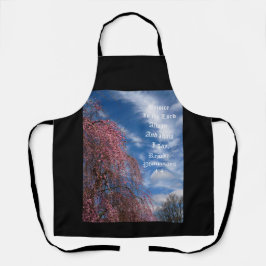 Tablier Avril Ciel avec Philippiens 4:4