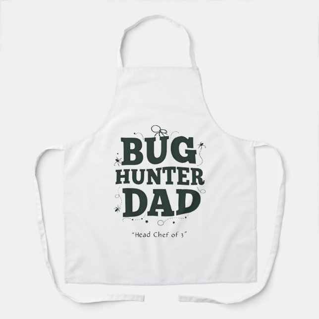 Tablier Awesome Bug Hunter Papa Apron Kitchenware Papa Cad (Recto)