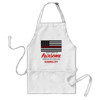 Awesome Firefighter Mince Red Line BBQ