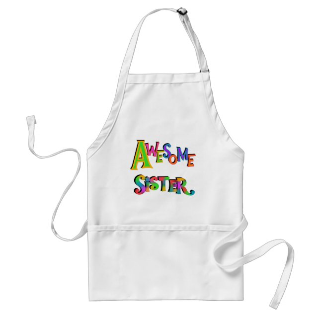 Tablier Awesome Soeur T-shirts et cadeaux (Devant)