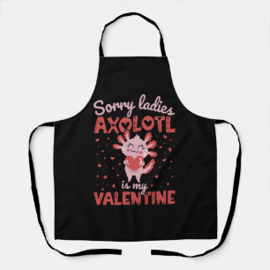 Tablier Axolotl est mon Valentin