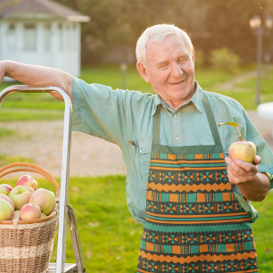 Tablier Aztèque Ethnique Vert