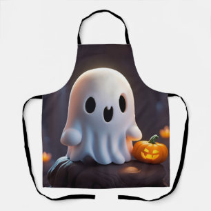 Tablier Baby Ghost Déplaisant mignon caractère Halloween