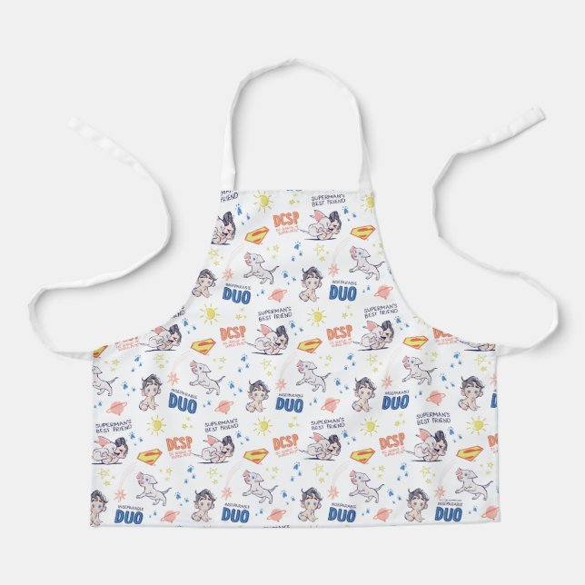 Tablier Baby Krypto & Superman Motif (Recto)