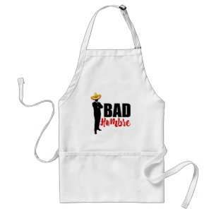 Tablier Bad Hombre Silhouette et Sombrero