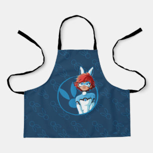Tablier Badge Bleu Bunnyx