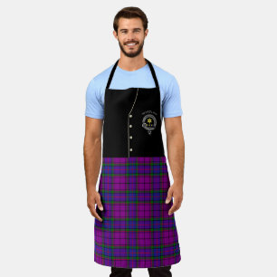 Tablier Badge de clan Wardlaw & Tartan Kilt Apron