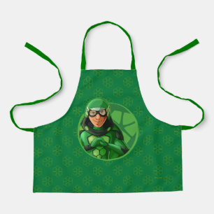 Tablier Badge vert Carapace