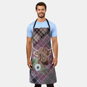 Tablier Baguettes avec vache de Highland