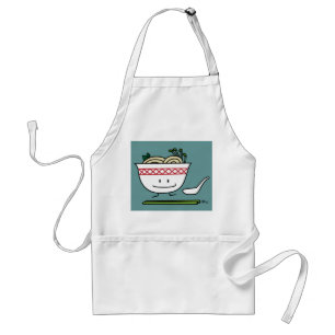 Tablier Baguettes de cuillère de soupe du Vietnam de bol