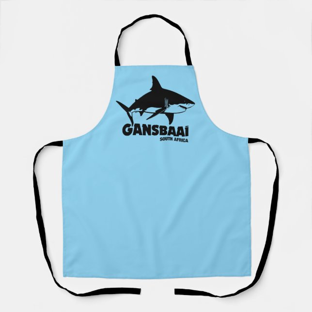 Tablier Baignade avec de grands requins blancs - Gansbaai  (Recto)