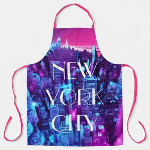 Tablier Bakers de New York City Cute Rose