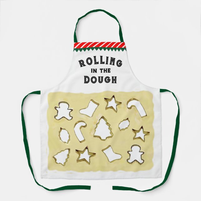 Tablier Baking de Noël amusant (Recto)