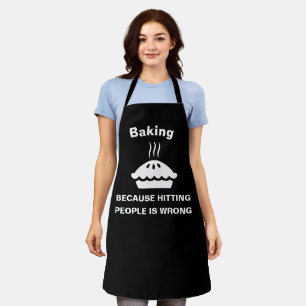 Tablier Baking & Hitting Apron - Drôle Thérapie de Chef