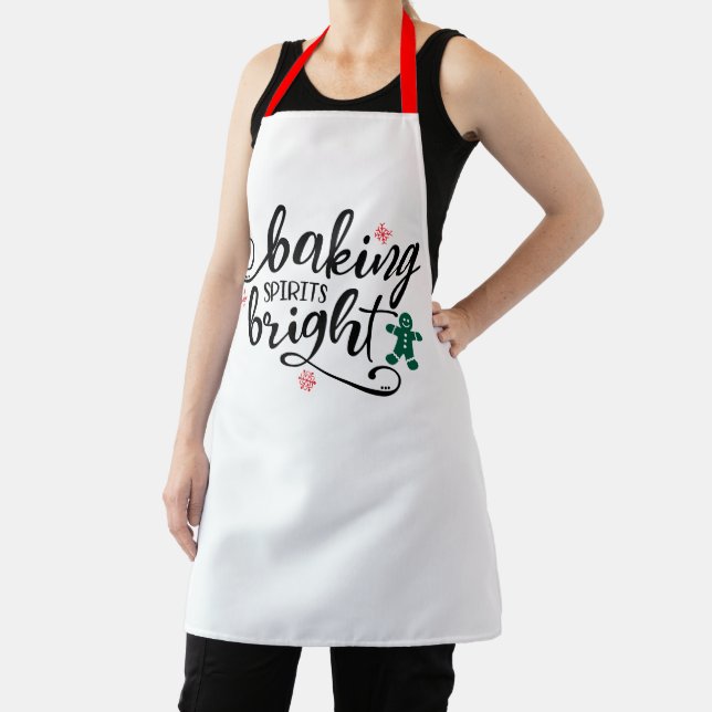 Tablier Baking Spirits Bright | Amusement des Fêtes de Noë (Insitu)