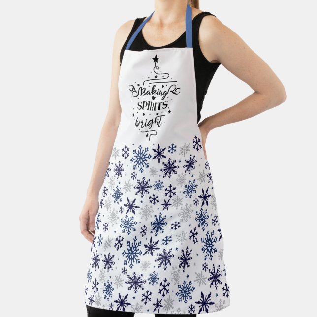 Tablier Baking Spiritueux Noël lumineux (Insitu)