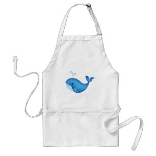Tablier Baleine bleue