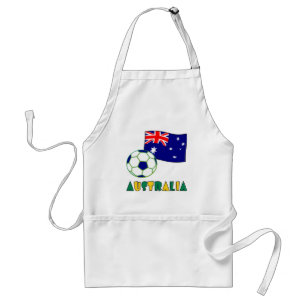 Tablier Balle de football australienne et drapeau