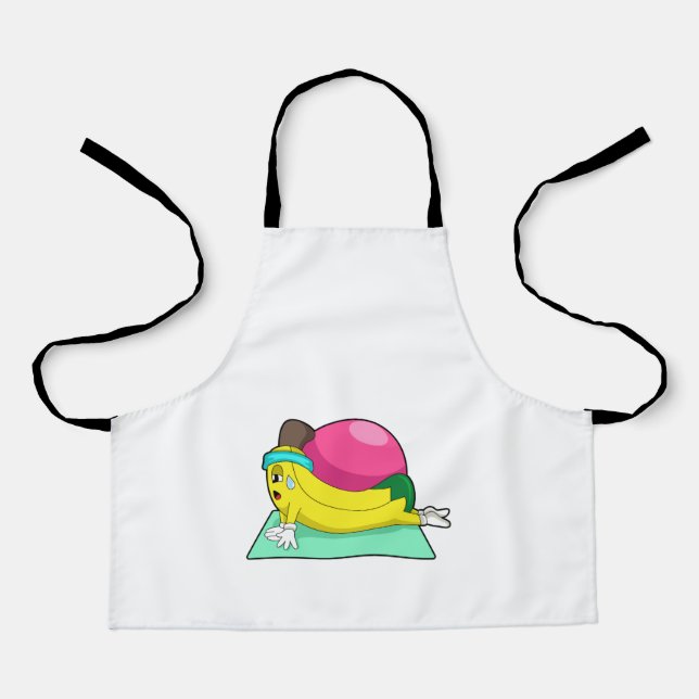 Tablier Banane au yoga Fitness (Recto)