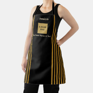Tablier Bande Black & Gold personnalisée