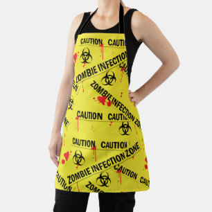 Tablier Bande de prudence Zombie Infection Zone