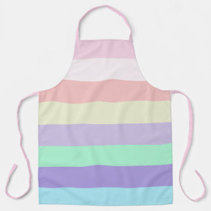 Tablier Bandes de couleurs Unicorne