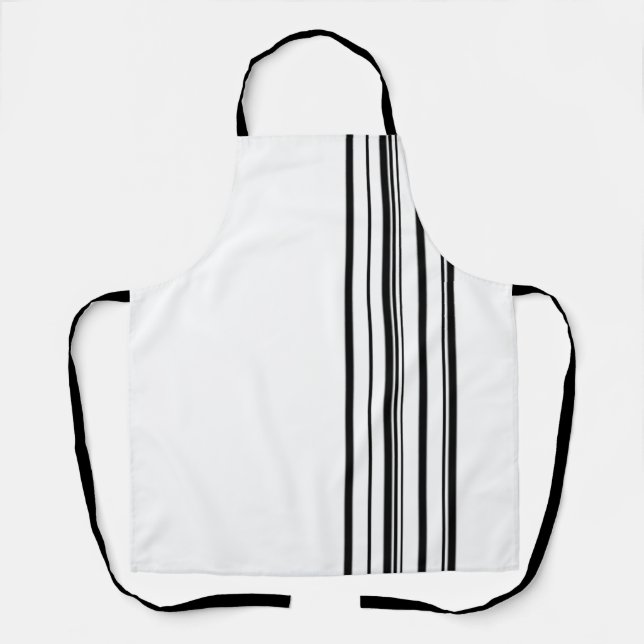 Tablier Bandes noires (Recto)